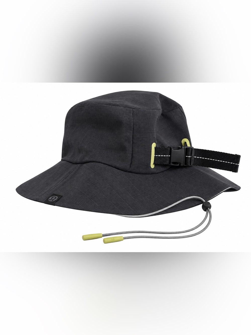 Lululemon Grid Weave Outdoor Sun Bucket Hat M/L Charcoal Grey